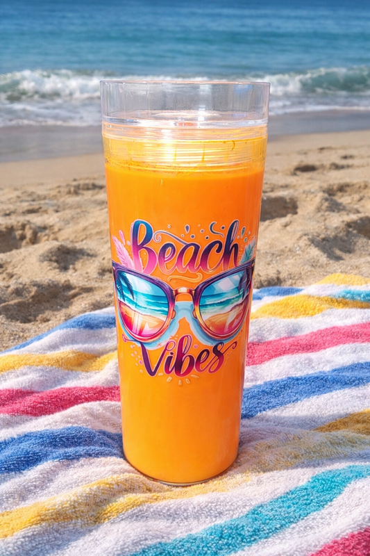 16 oz Beach Vibes snowglobe