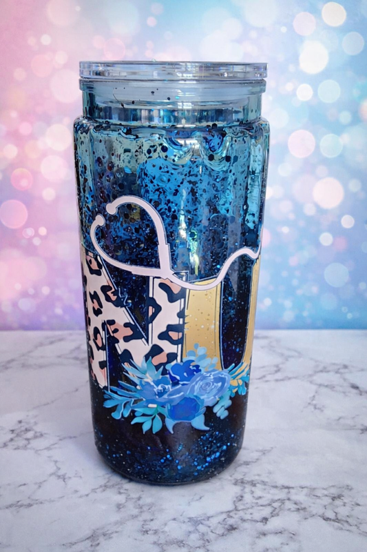 20 oz Blue Nurse snowglobe