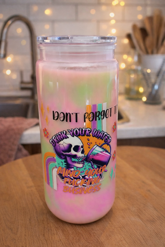 20 oz Mind Your Business snowglobe