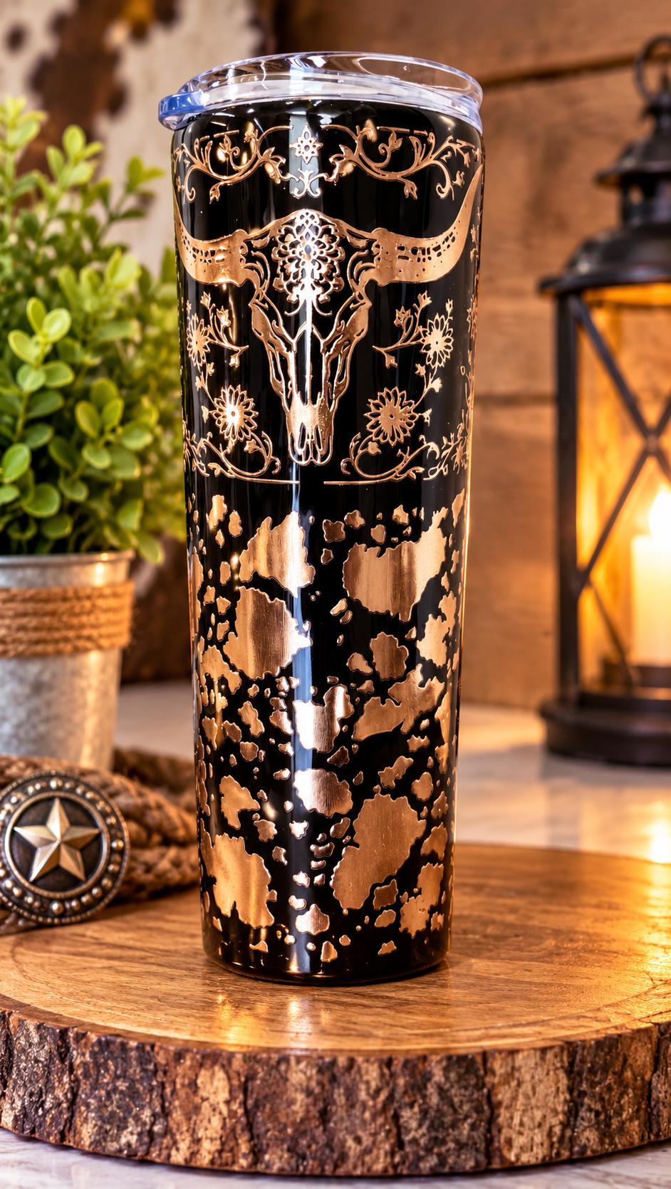 Copper Cowprint