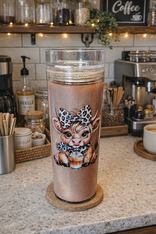 16 oz Coffee Cow snowglobe