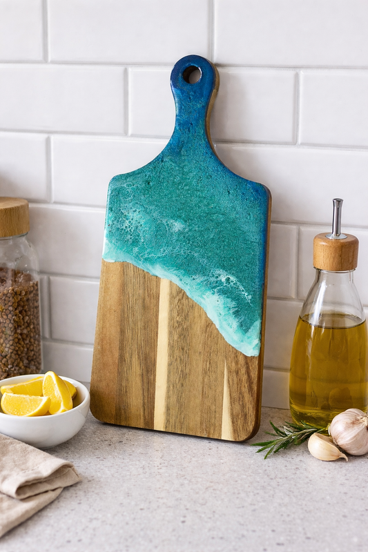 Small Decorative Cutting Board Ocean 1