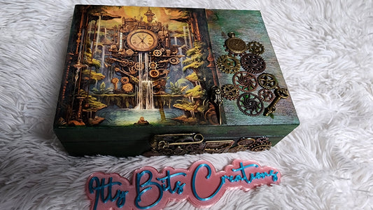Steampunk Trinket Box Clock