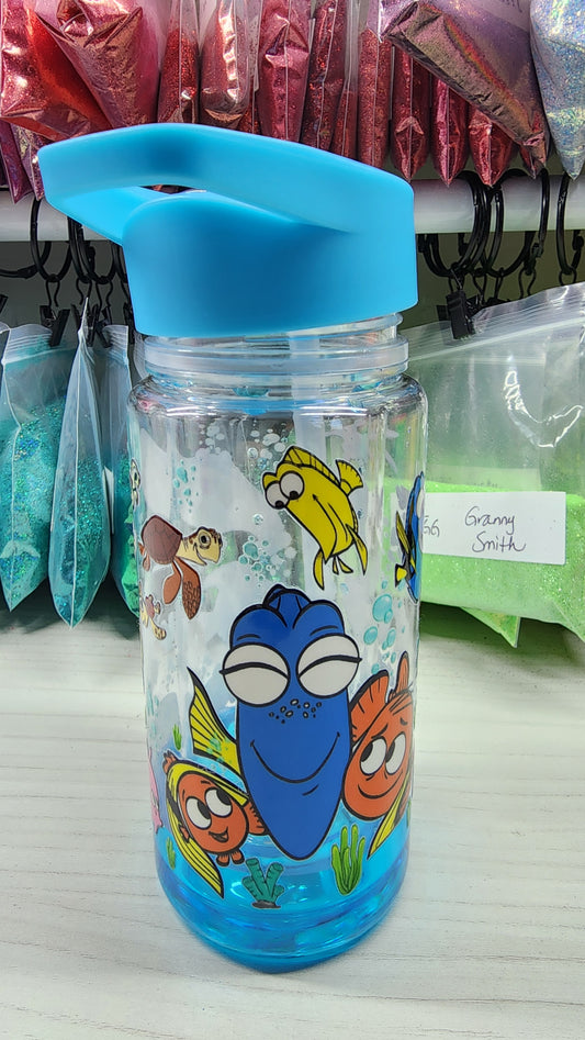 12 oz Keep Swimming Kids snowglobe