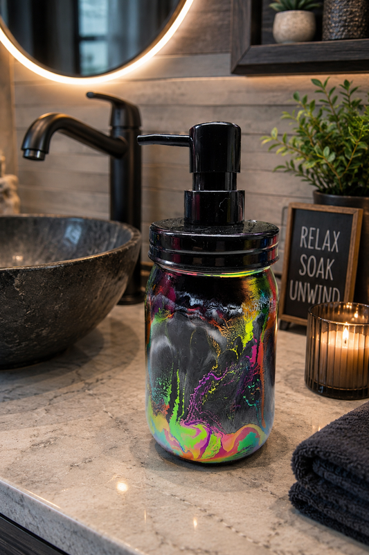Oil Slick Soap Dispenser