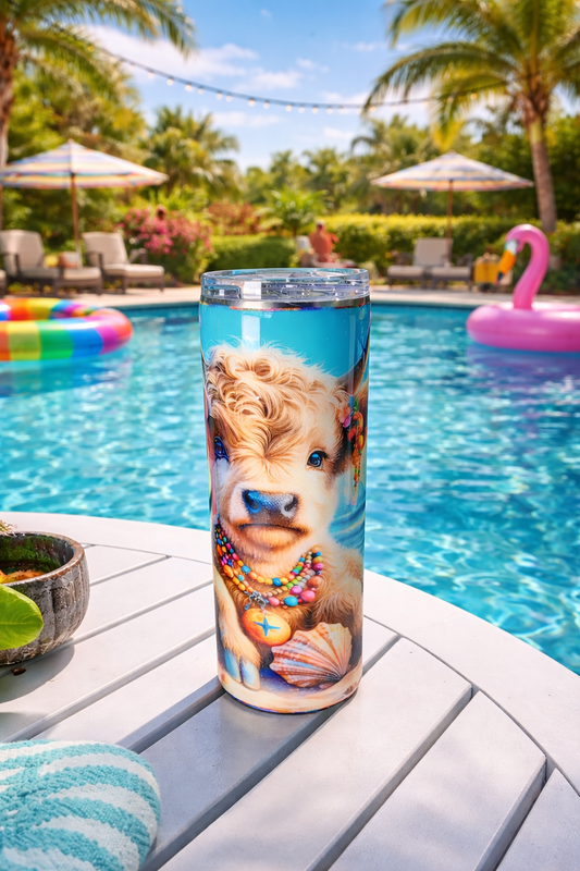 30 oz Pool Time Cow