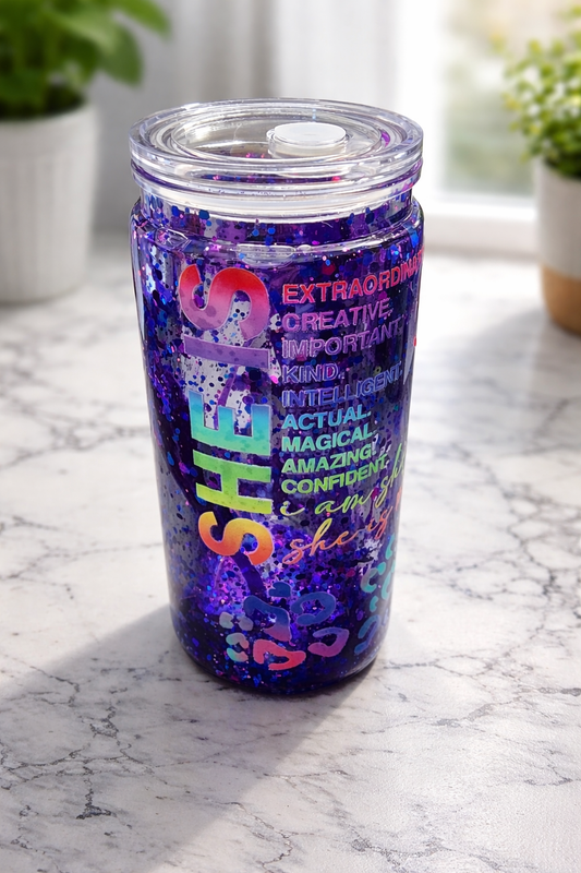 20 oz She Is snowglobe