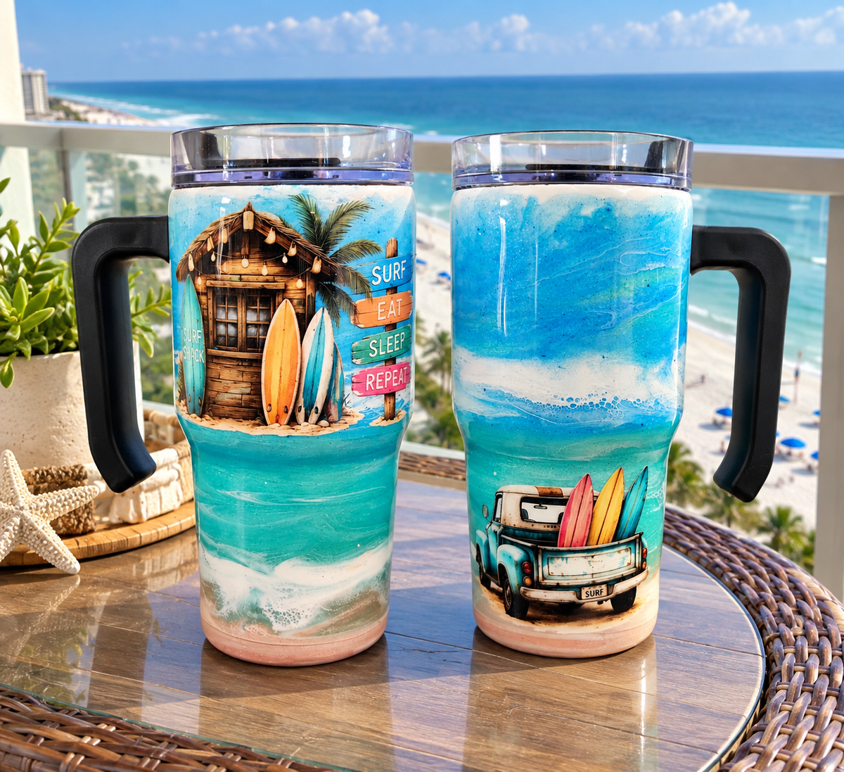 Surfing Travel Mug