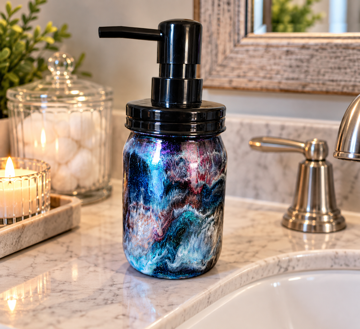 Pretty Swirl Soap Dispenser