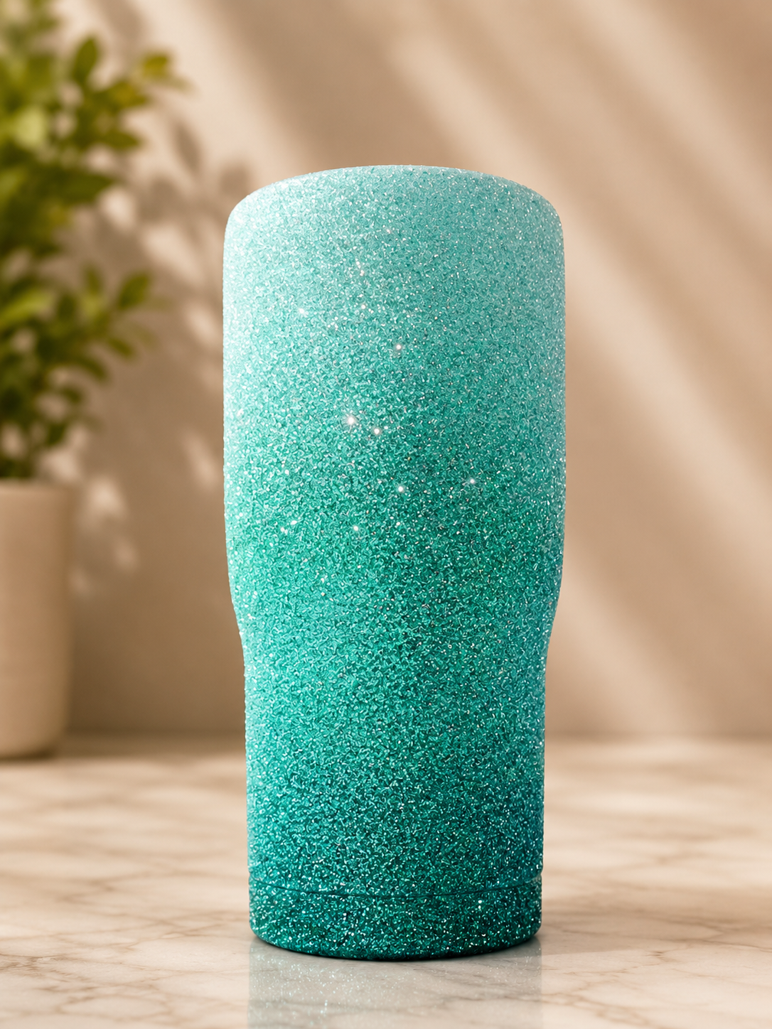 20 oz curve teal ombre grab