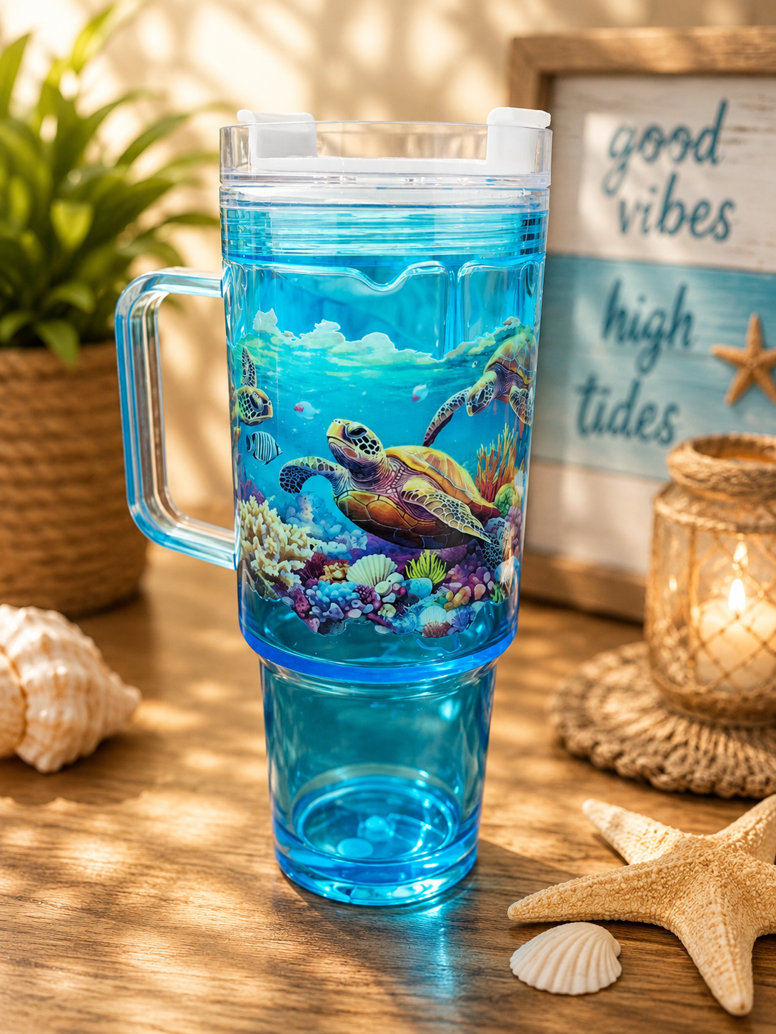 30 oz Turtle snowglobe