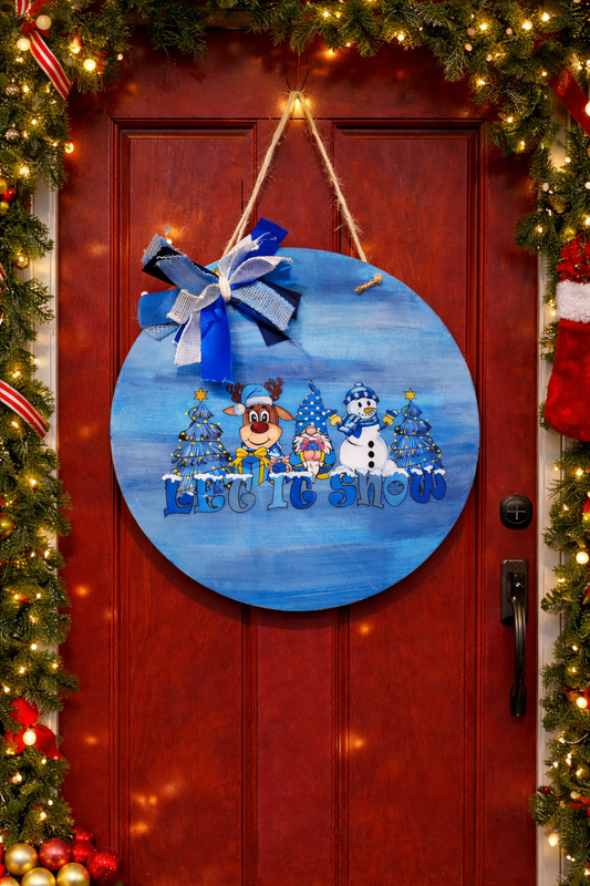 Let It Snow Door Hanger