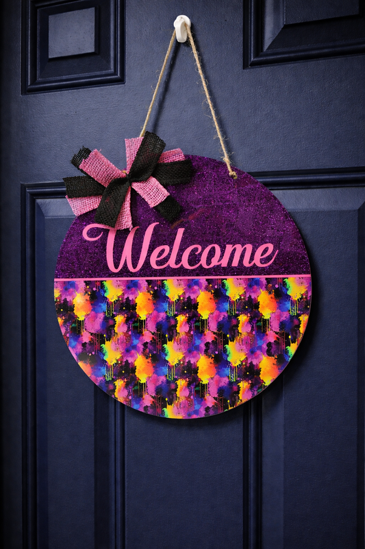 Purple Door Hanger