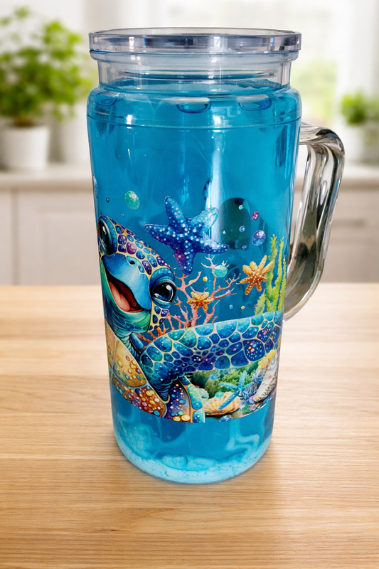 20 oz Turtle Waves snowglobe